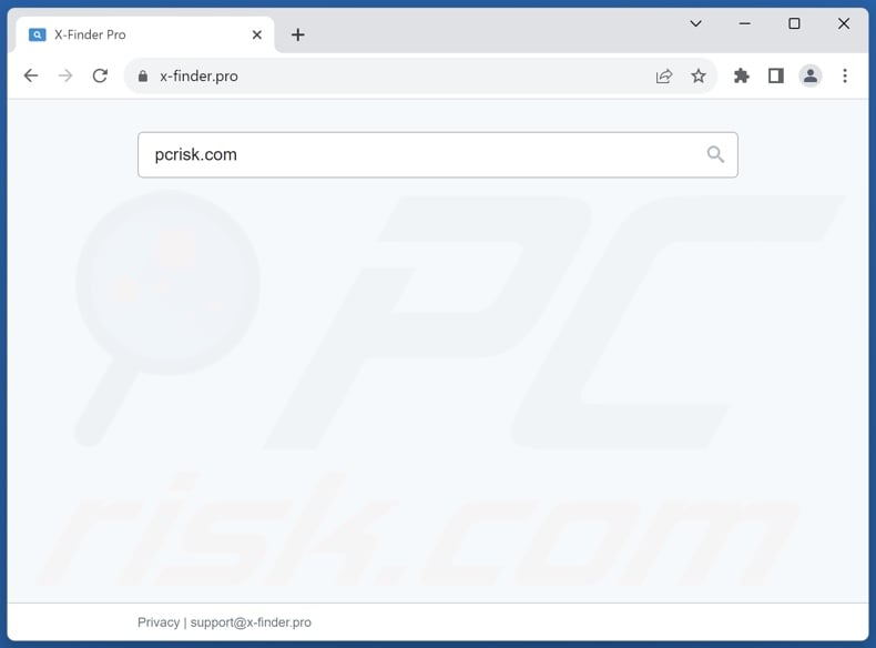 x-finder.pro sequestrador de navegador