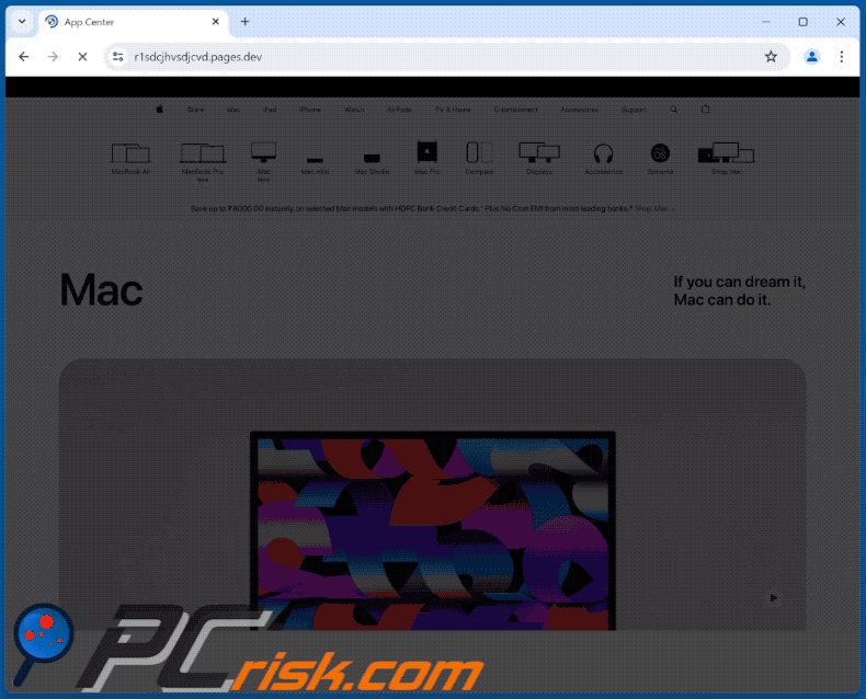 Access To This Apple Device Has Been Blocked POP-UP Aparência de fraude