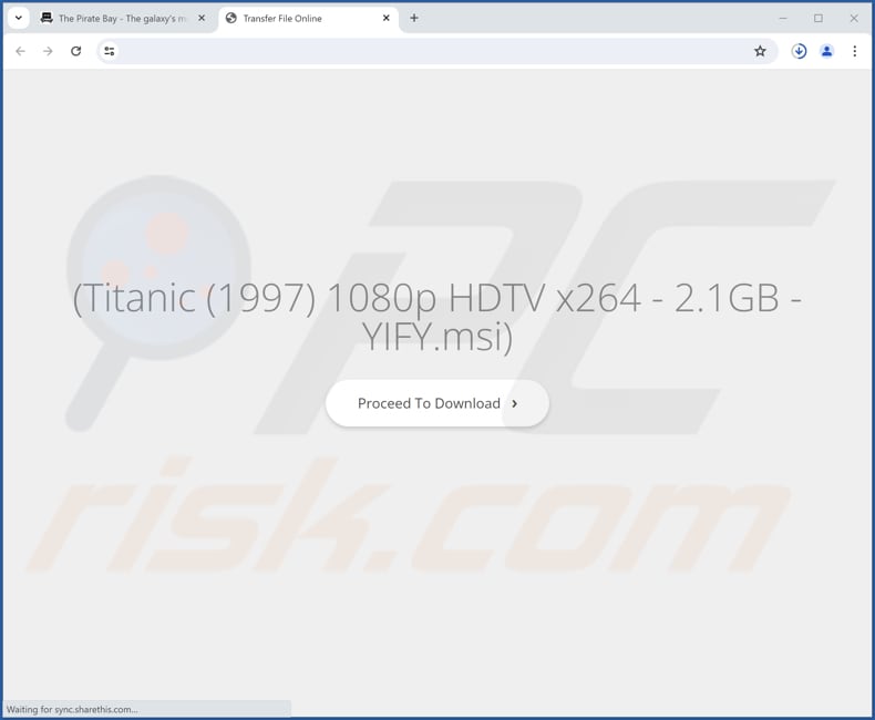 Website utilizado para promover o sequestrador de navegador FIIND