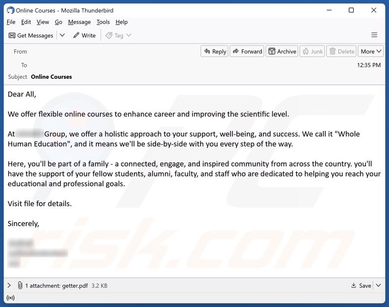 BugSleep malware a espalhar spam por correio eletrónico