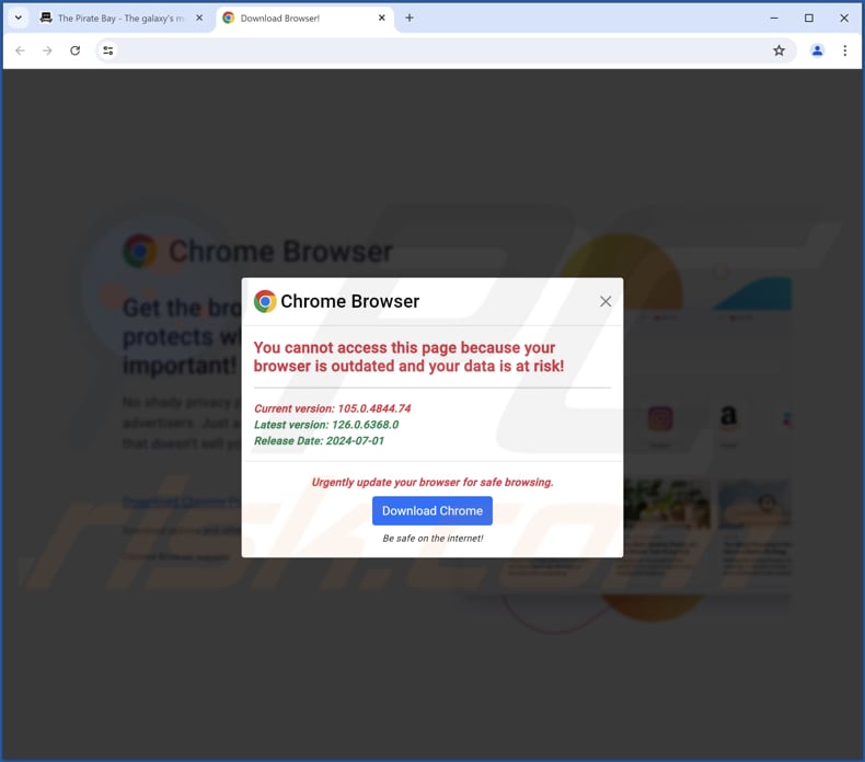 getsearchredirecting.com promotor de redireccionamento