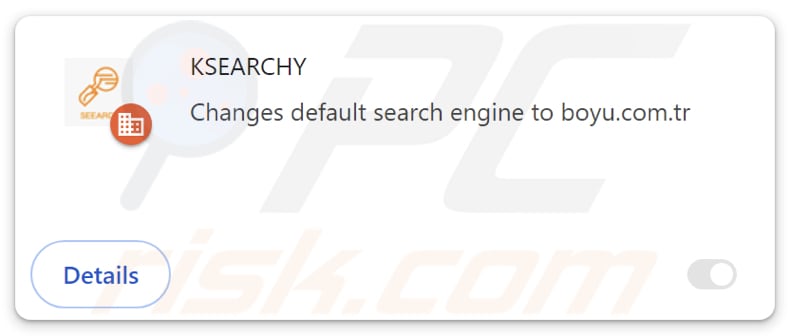 Sequestrador de navegador KSEARCHY