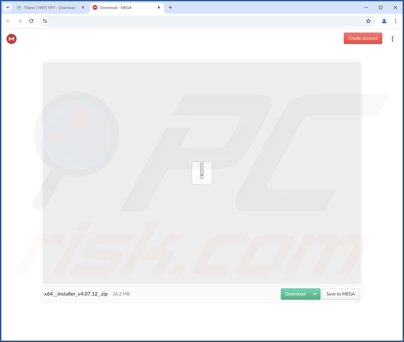 Site enganador utilizado para promover o RairApp PUA