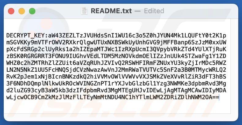 NotLockBit ransomware nota de resgate (README.TXT)