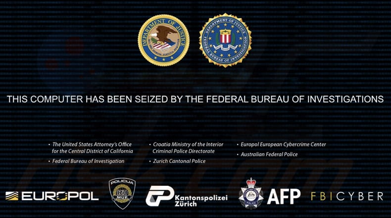 Property Of The FBI ransomware papel de parede