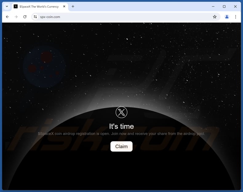 $SpaceX Coin Airdrop fraude