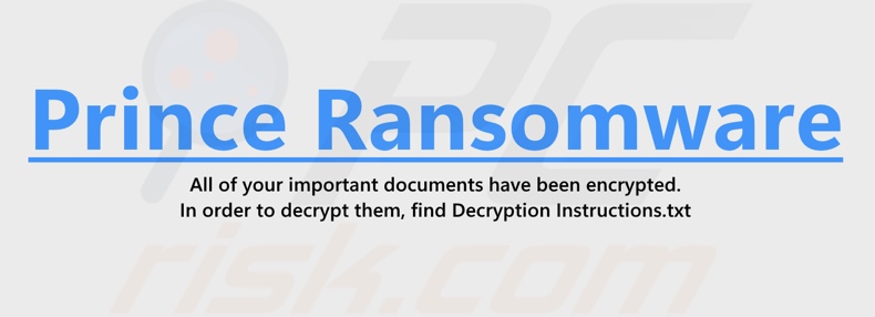 Black (Prince) ransomware papel de parede