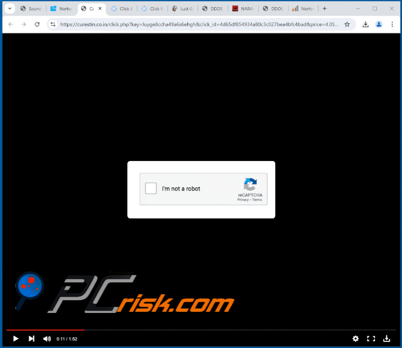curestin.co[.]in aparência do sítio web (GIF)
