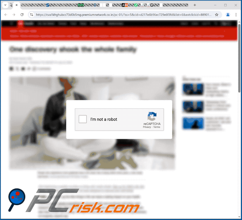 premiumnetwork.co[.]in aparência do sítio web (GIF)