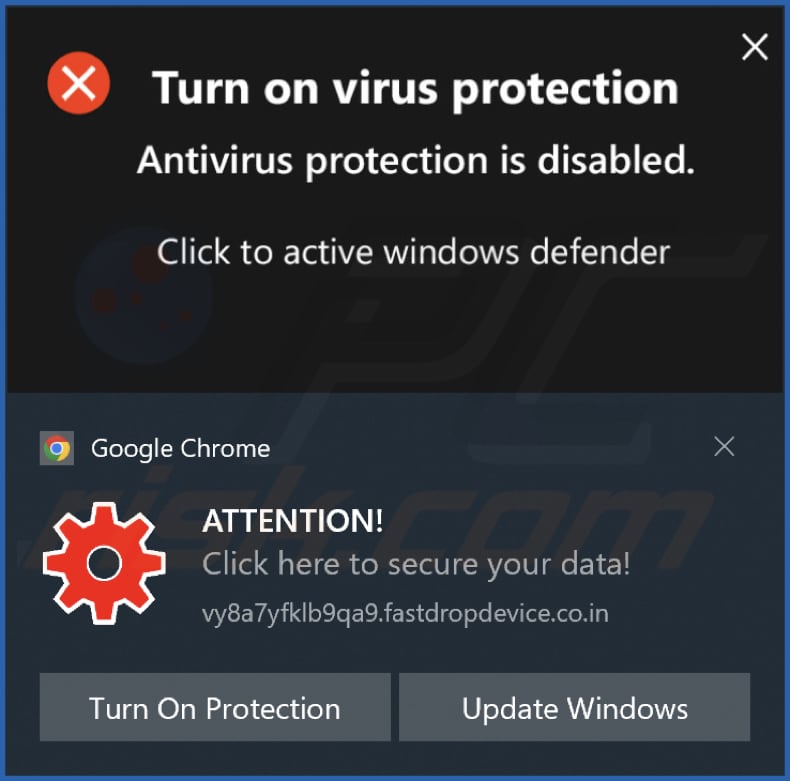 fastdropdevice.co[.]in notificação