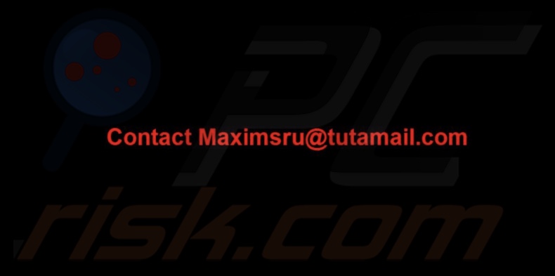 Maximsru ransomware papel de parede