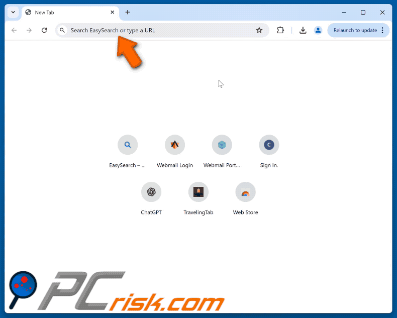 easy-search.pro redireciona para bing.com
