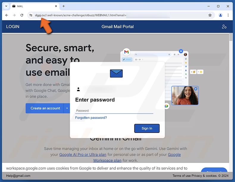 campanha de spam «WeTransfer - Transferência recebida expirada»