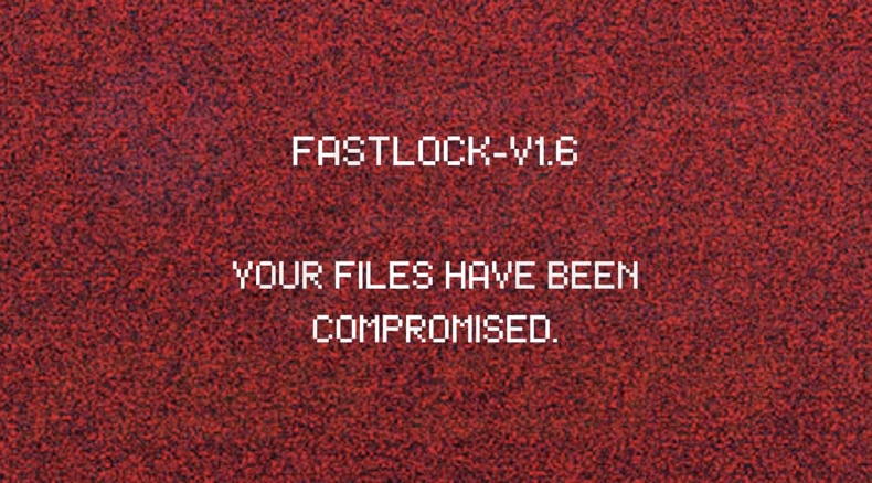 FastLock ransomware papel de parede