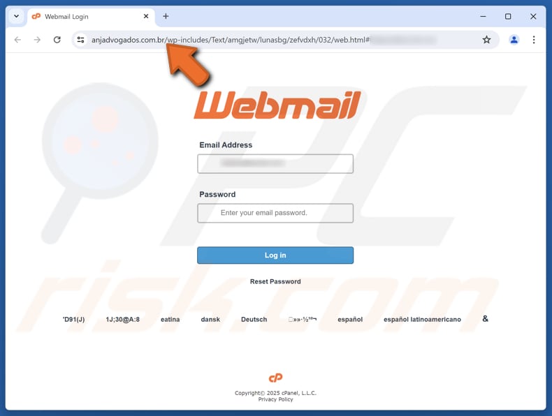 Final Notice - Complete Verification Site falso de fraude por e-mail (anjadvogados.com.br)