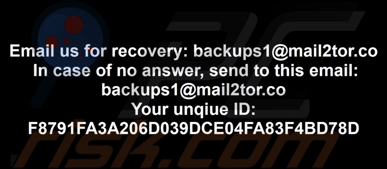 Bactor ransomware papel de parede