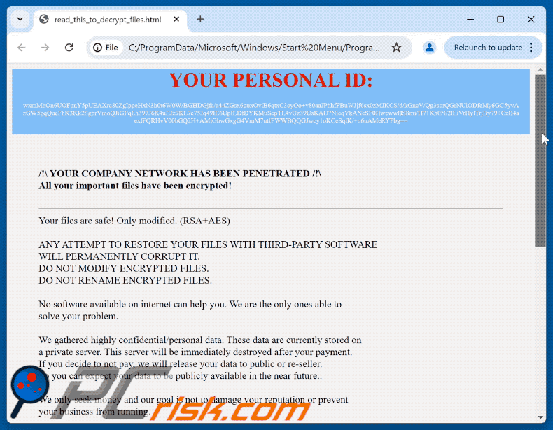 BAFAIAI ransomware nota de resgate (read_this_to_decrypt_files.html) GIF