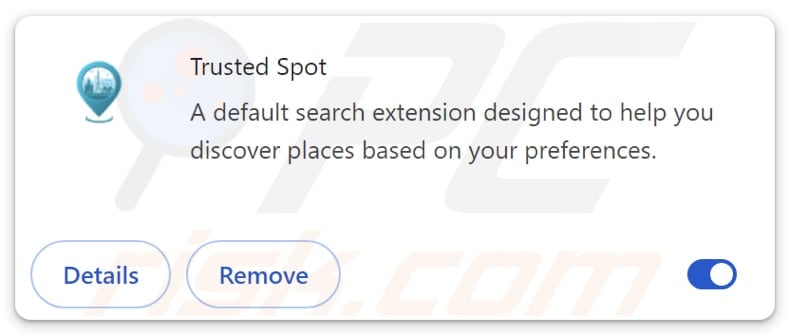 trustedspotsearch.com sequestrador de navegador
