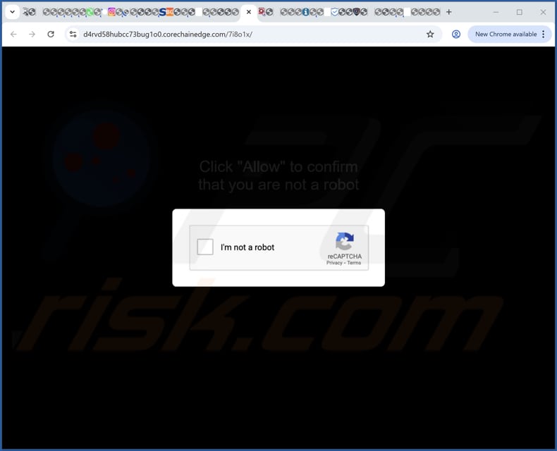 corechainedge[.]com anúncios