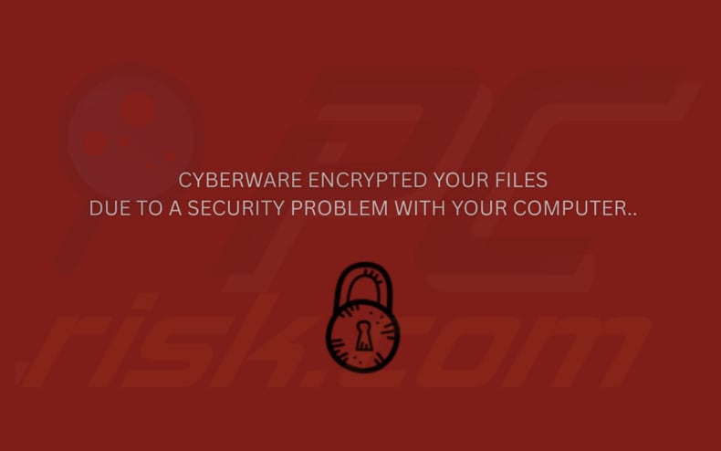 Papel de parede do ransomware Cyberware