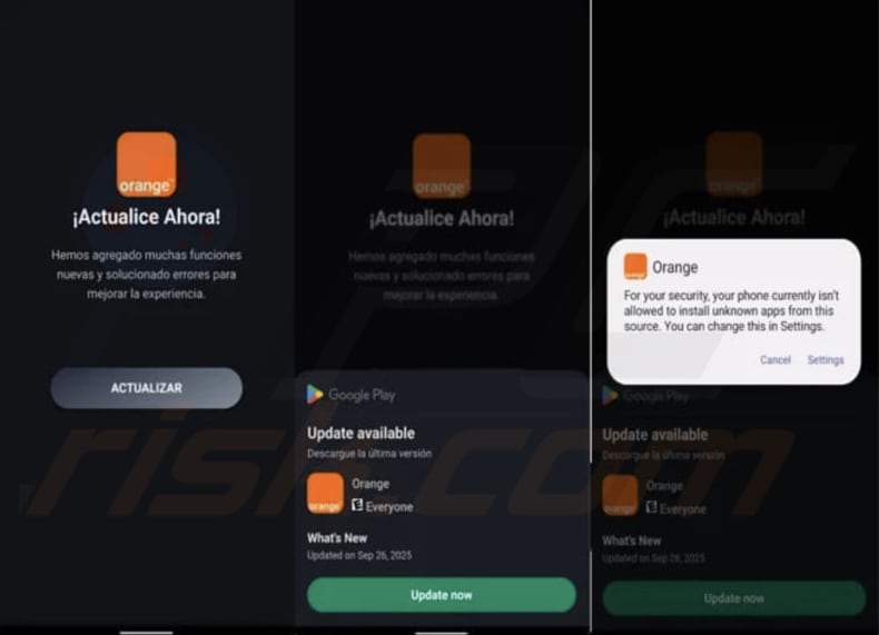 Aplicação DroidLock para carregamento de malware