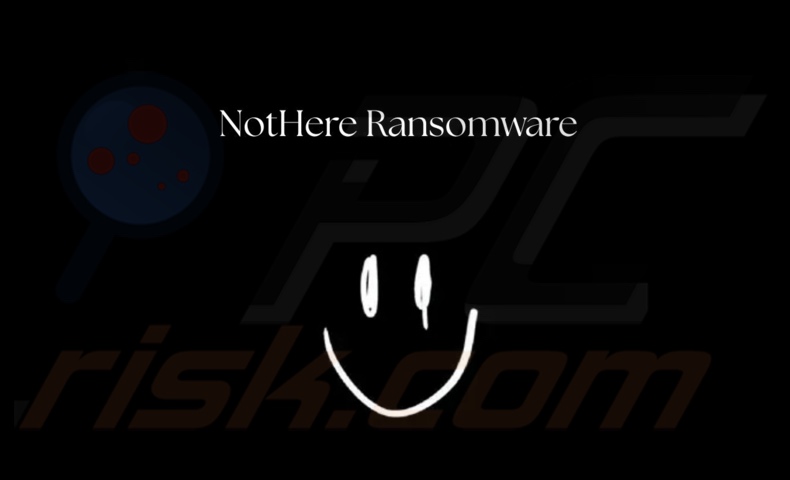 NotHere ransomware papel de parede