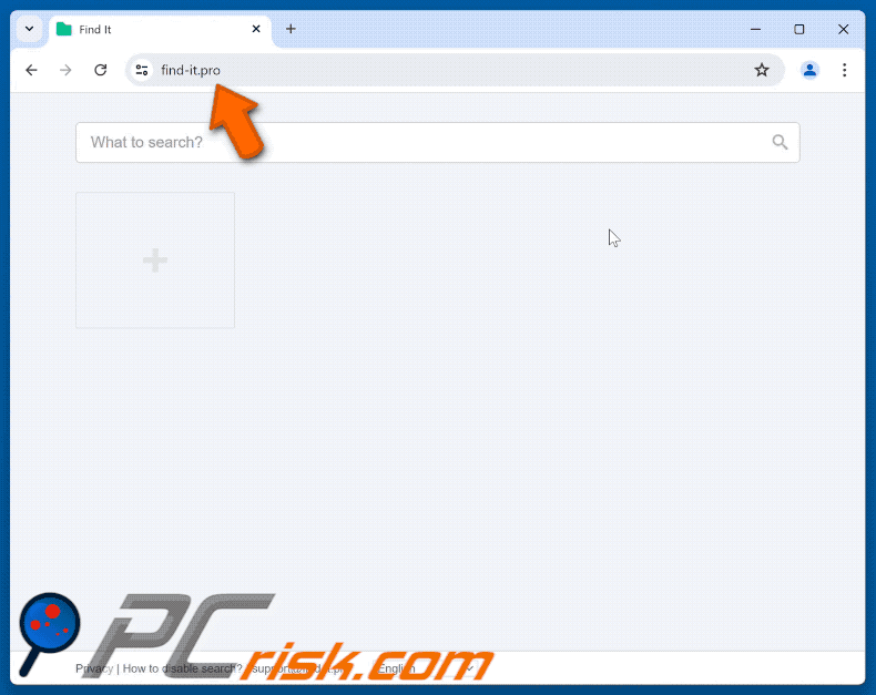 find-it.pro a redirecionar para mobiletips.in (GIF)