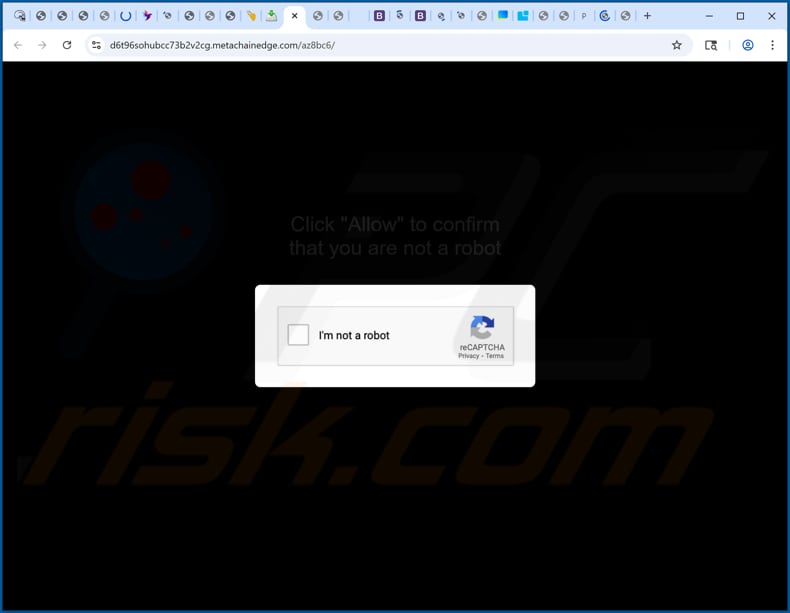 metachainedge[.]com anúncios