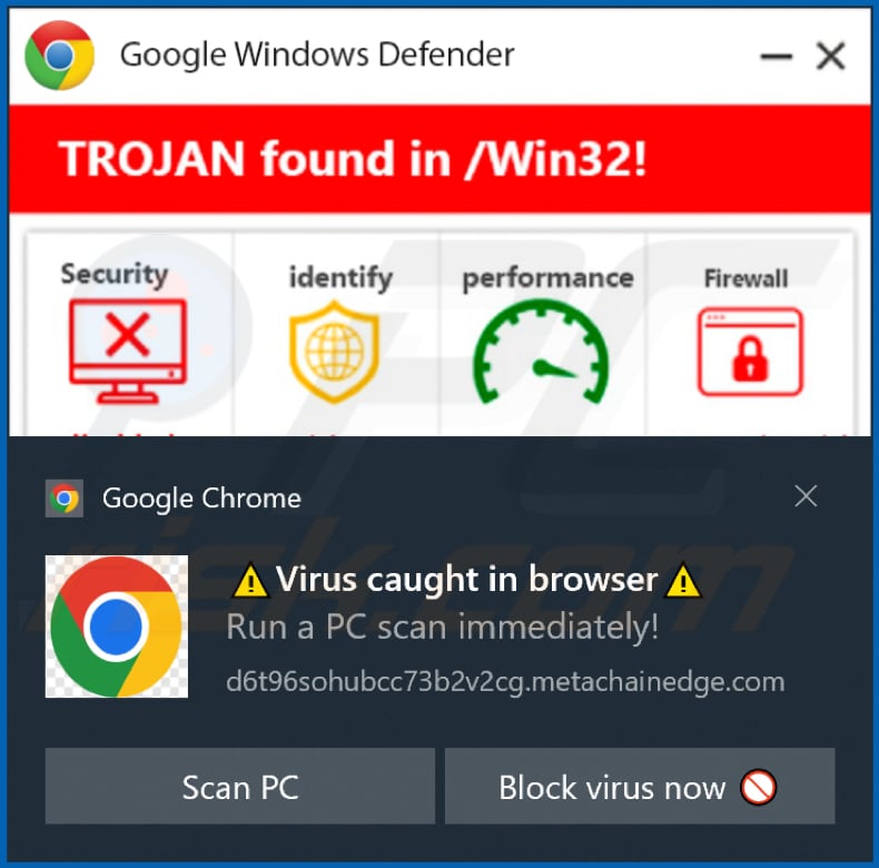 metachainedge[.]com notificação