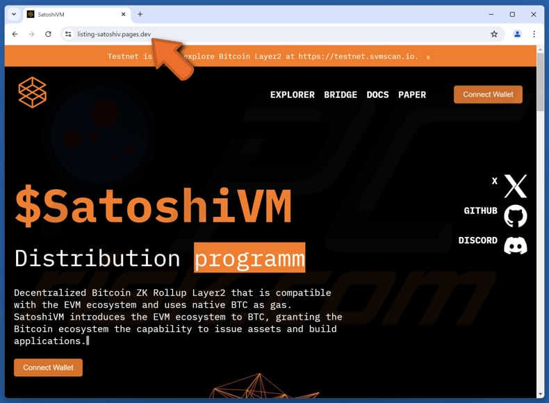 SatoshiVM Distribution Program burla