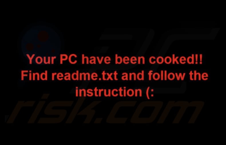 Papel de parede do ransomware Cooked