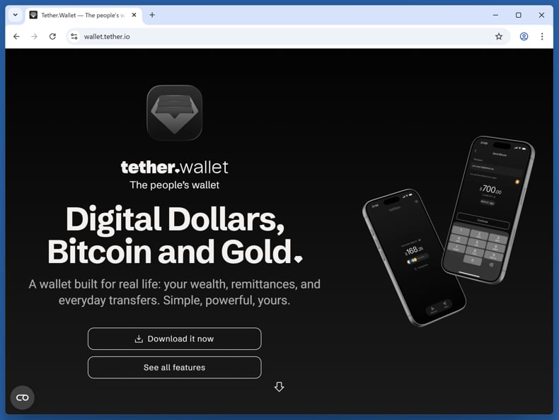 Golpe Tether Wallet Voting Rewards - site real (tether.io)