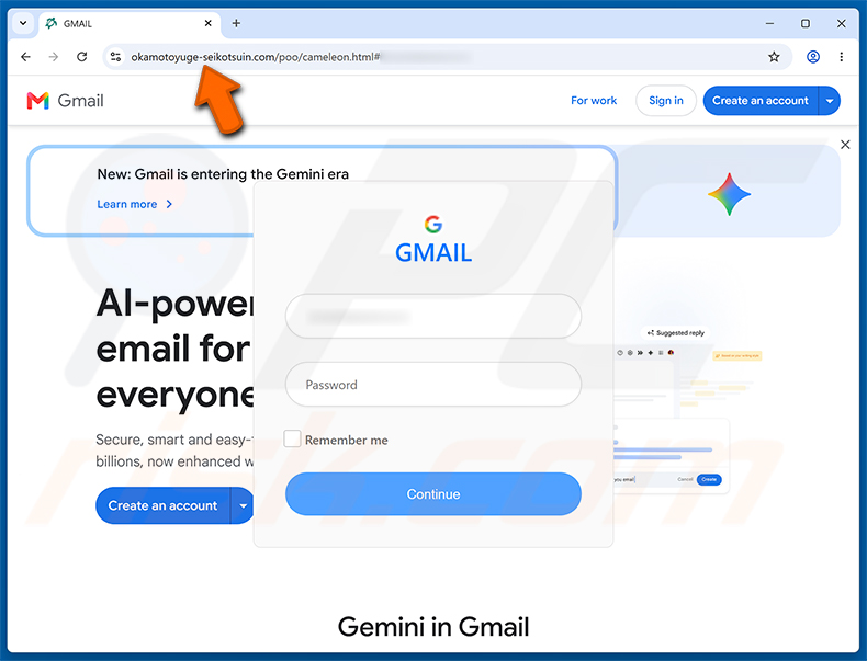 Página de phishing do Dropbox Service Usage Reminder Email Scam