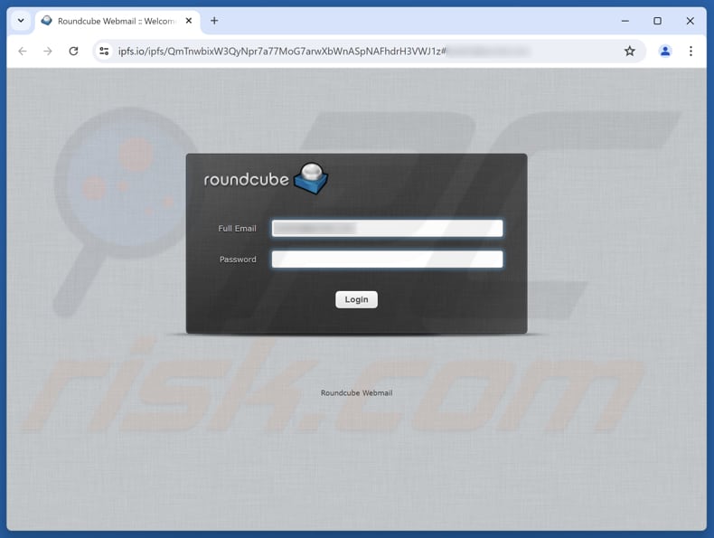 Site de início de sessão falso do ICANN Client Error golpe de e-mail