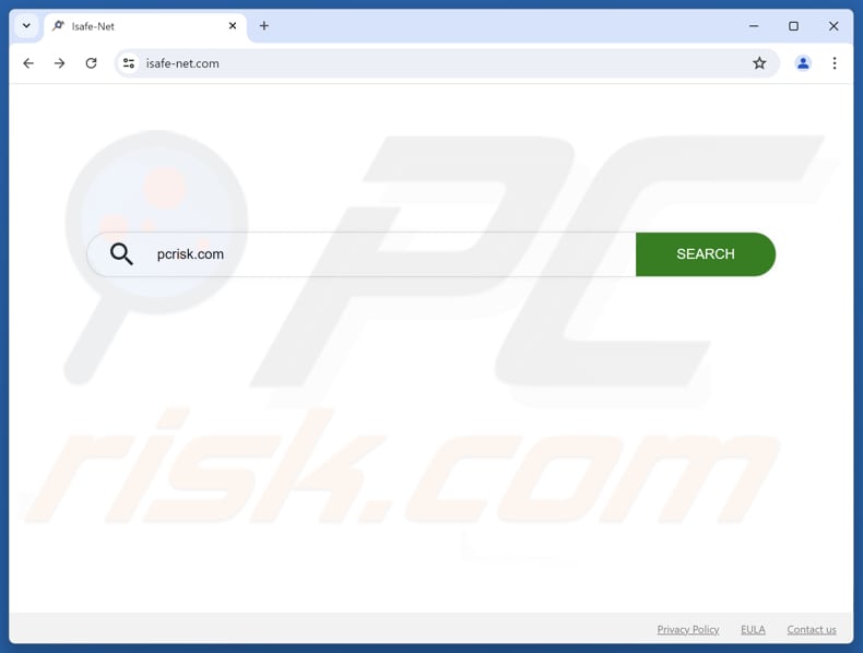 sequestrador de navegador isafe-net.com