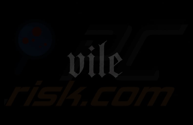 Papel de parede do ransomware Vile