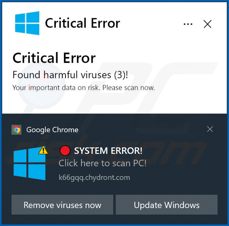notificação chydront[.]com