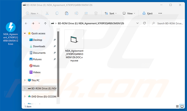 Anexo do vírus de e-mail DocuSign - Legal Department Document