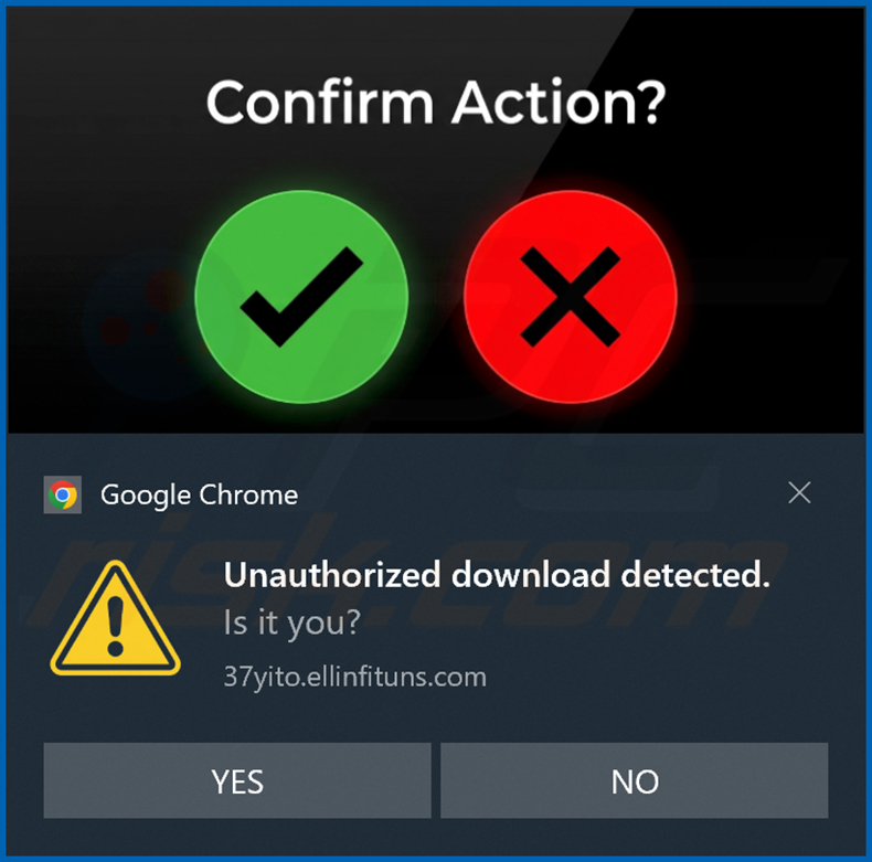 notificação de ellinfituns[.]com