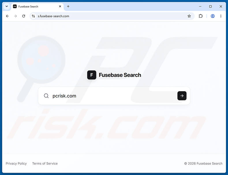 Sequestrador de navegador Fusebase Search (s.fusebase-search.com)
