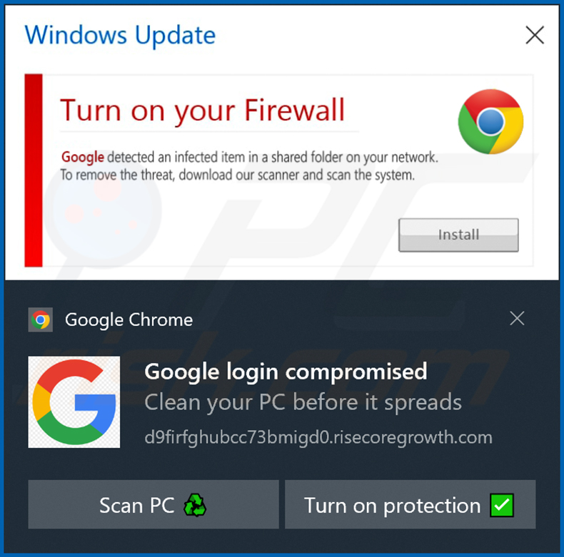 notificação do risecoregrowth[.]com