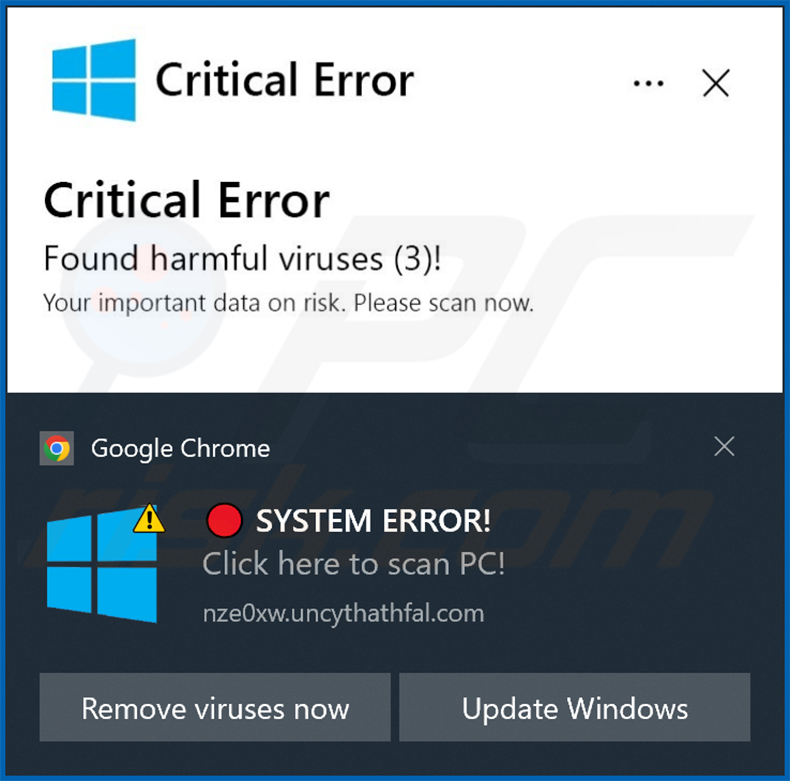 notificação do uncythathfal[.]com