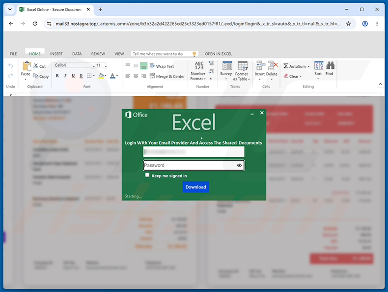 Página de phishing FedEx Shipment Scheduled For Delivery golpe de e-mail