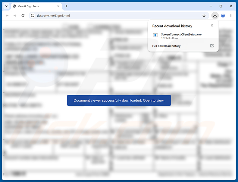 Site malicioso promovido através da campanha de spam IRS Account Detail Verification