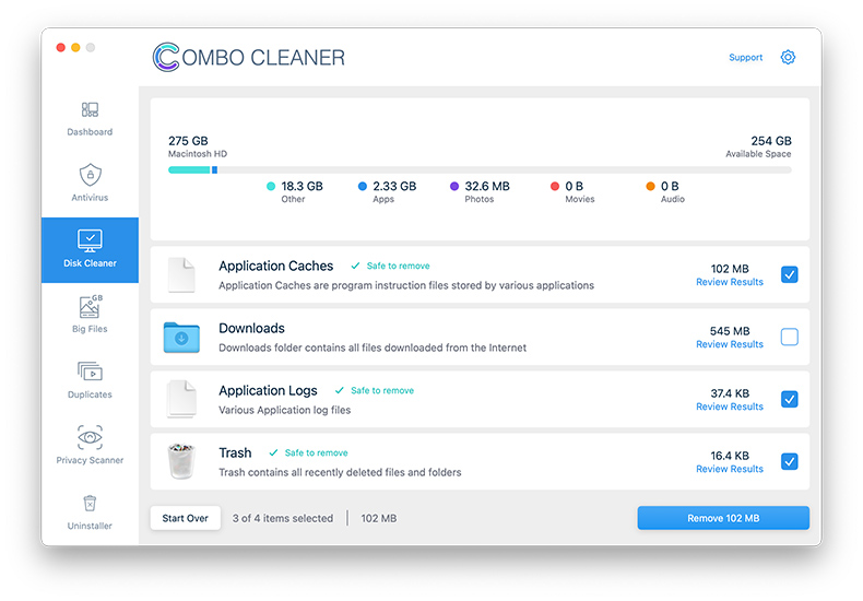 combo cleaner disk cleaner