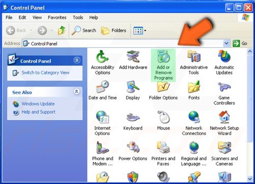 Painel de Controlo do Windows XP