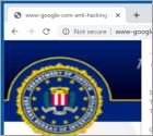 POP-UP da fraude FBI CRIMINAL INVESTIGATION