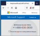 POP-UP da fraude MS-Windows Support Alert