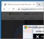 POP-UP da fraude Error Code: x00082dfo09d